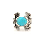 Turquoise Armor Ring - Size 8.5