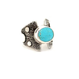 Turquoise Armor Ring - Size 8.5