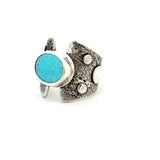 Turquoise Armor Ring - Size 8.5