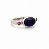 Amethyst Tourmaline Ring - Size 8