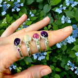 Amethyst Tourmaline Ring - Size 8