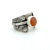Moonstone Armor Ring - Size 10