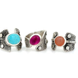 Moonstone Armor Ring - Size 10