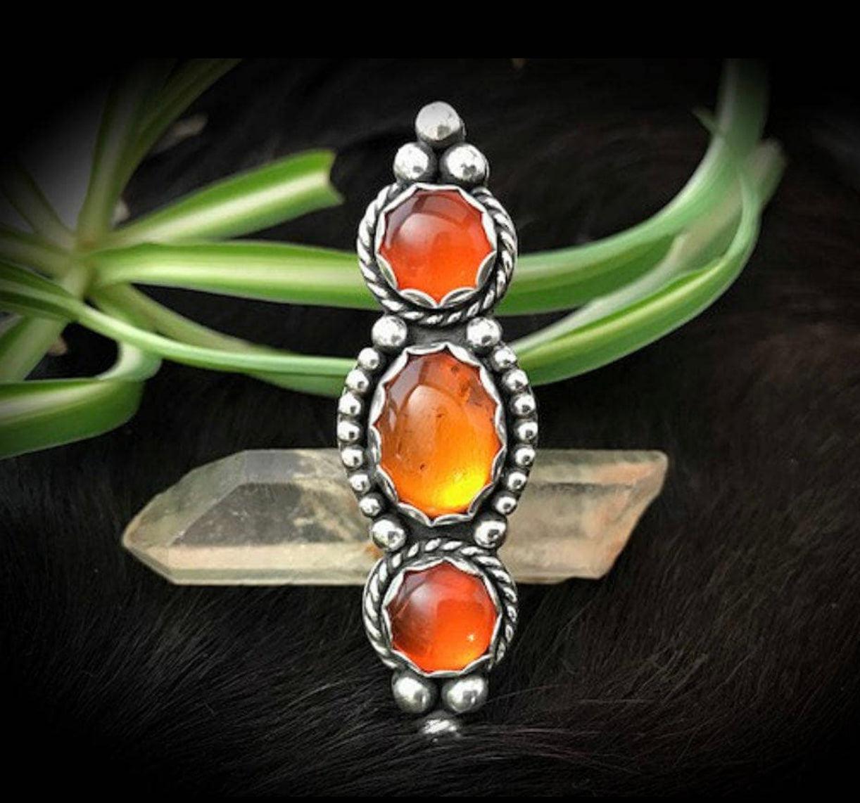 Amber Statement Ring