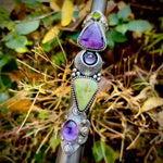 Amethyst Shield Ring Size 9.5