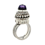 Amethyst Temple Ring Size 7.5