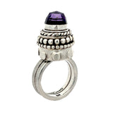 Amethyst Temple Ring Size 7.5