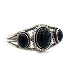 Black Onyx Cuff Bracelet