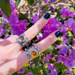 Citrine Armor Ring Size 7.25