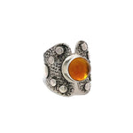 Citrine Armor Ring Size 7.25