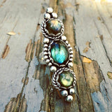 Labradorite Statement Ring