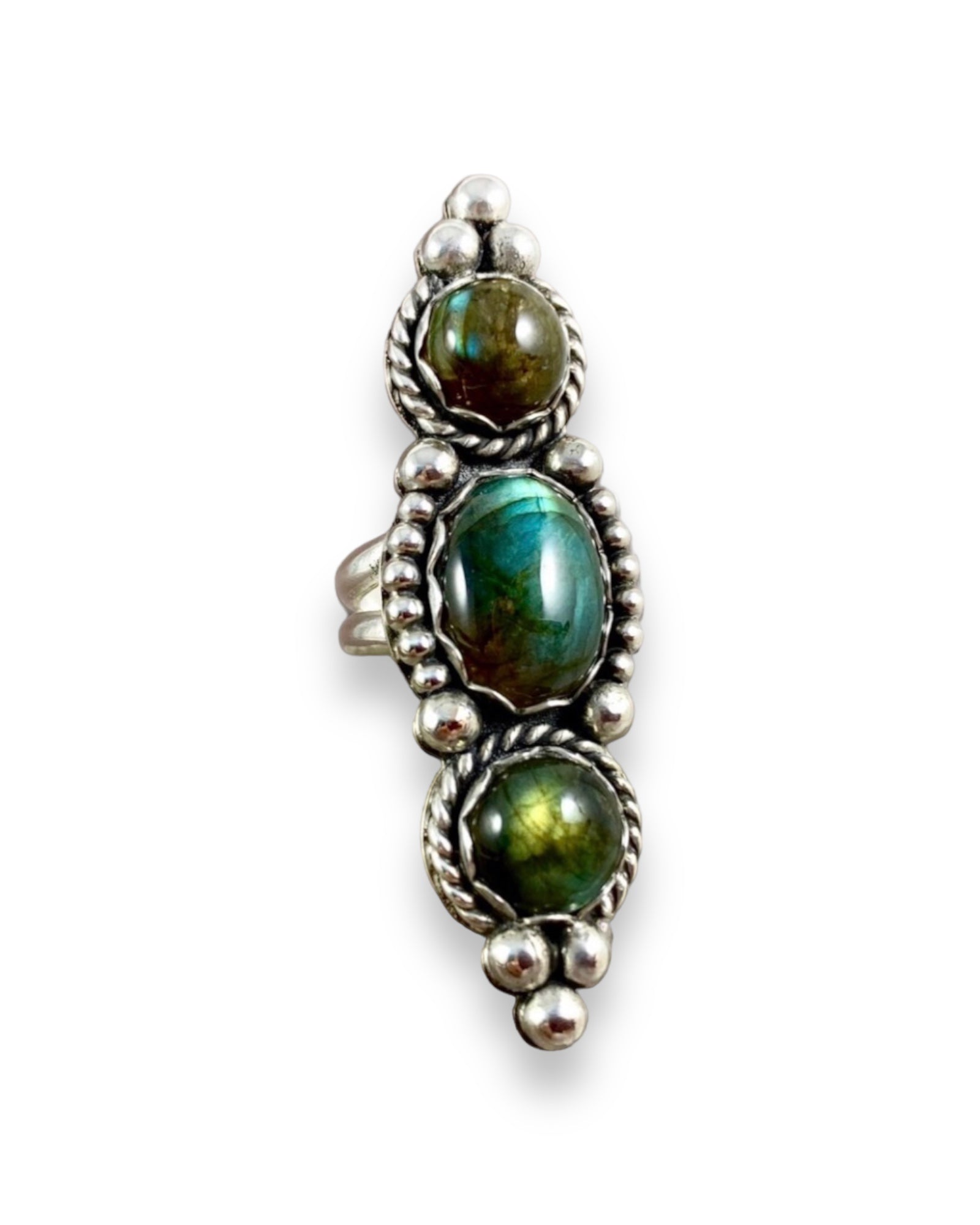 Labradorite Statement Ring