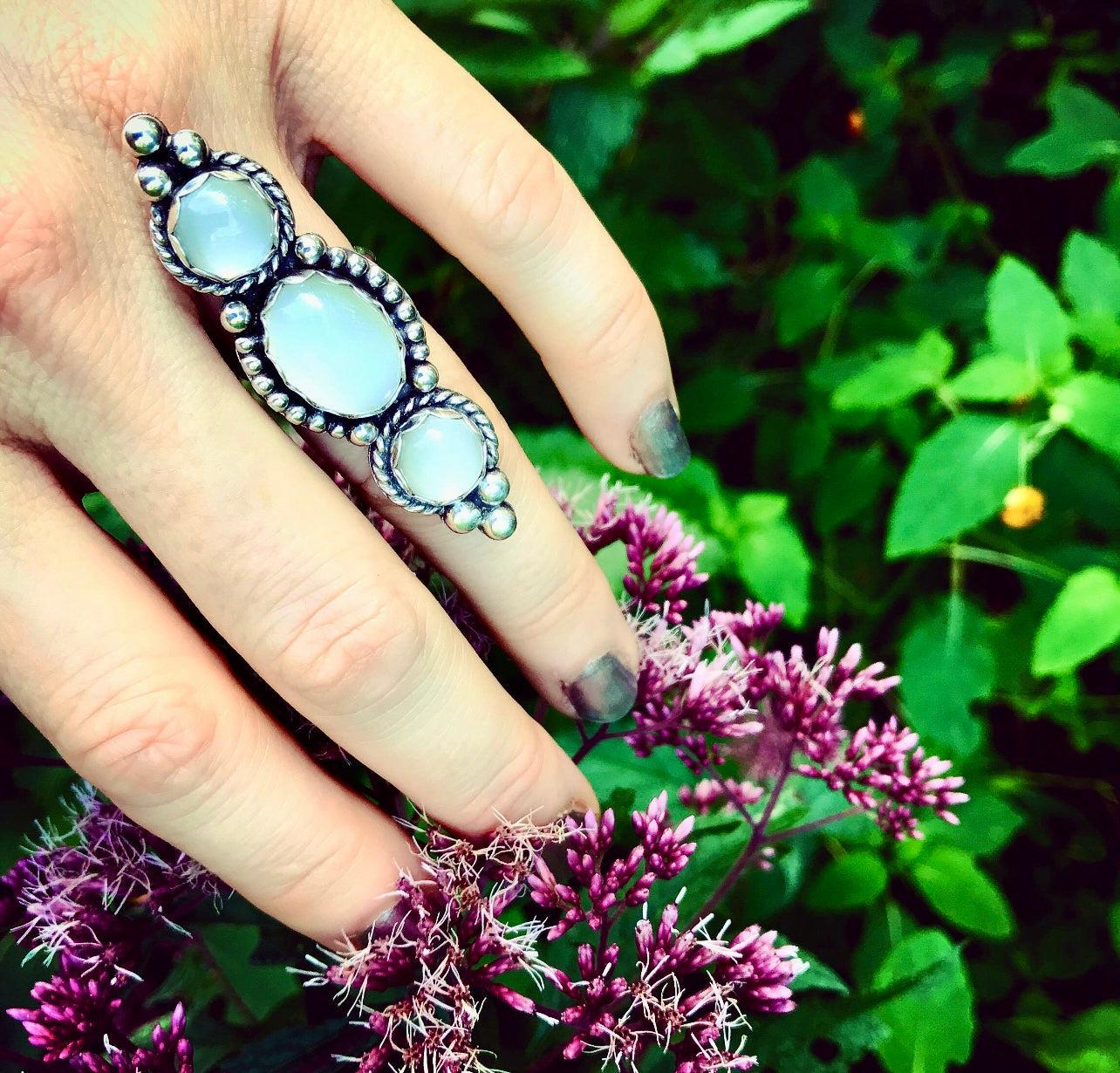 Moonstone Statement Ring