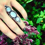 Moonstone Statement Ring