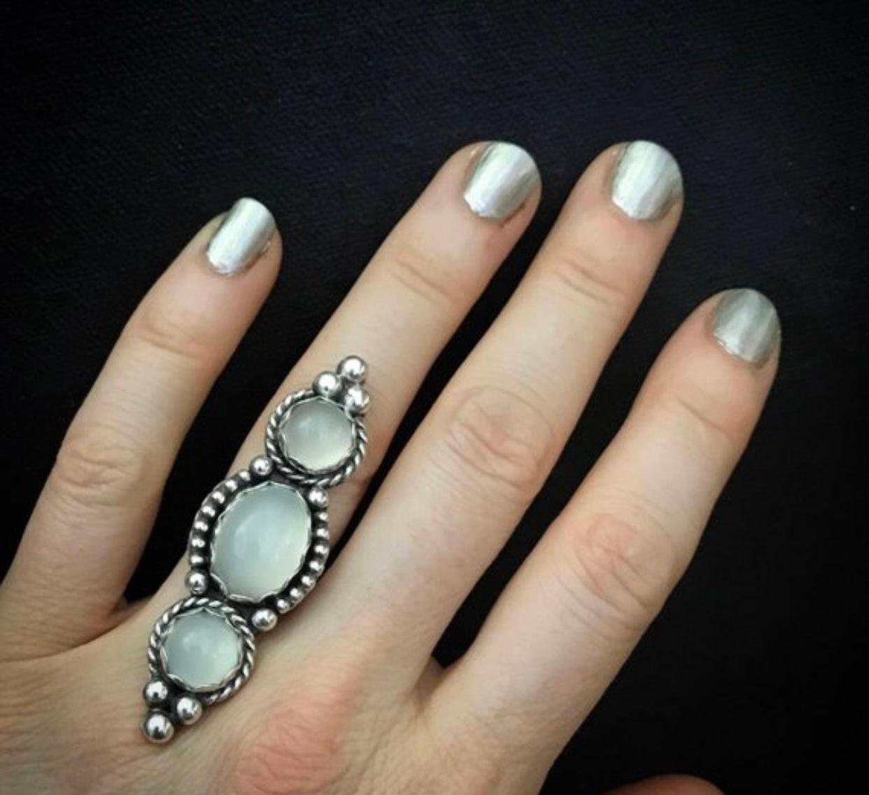 Moonstone Statement Ring