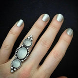 Moonstone Statement Ring