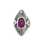 Pink Sapphire Ring Size 7.5