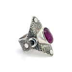 Pink Sapphire Ring Size 7.5