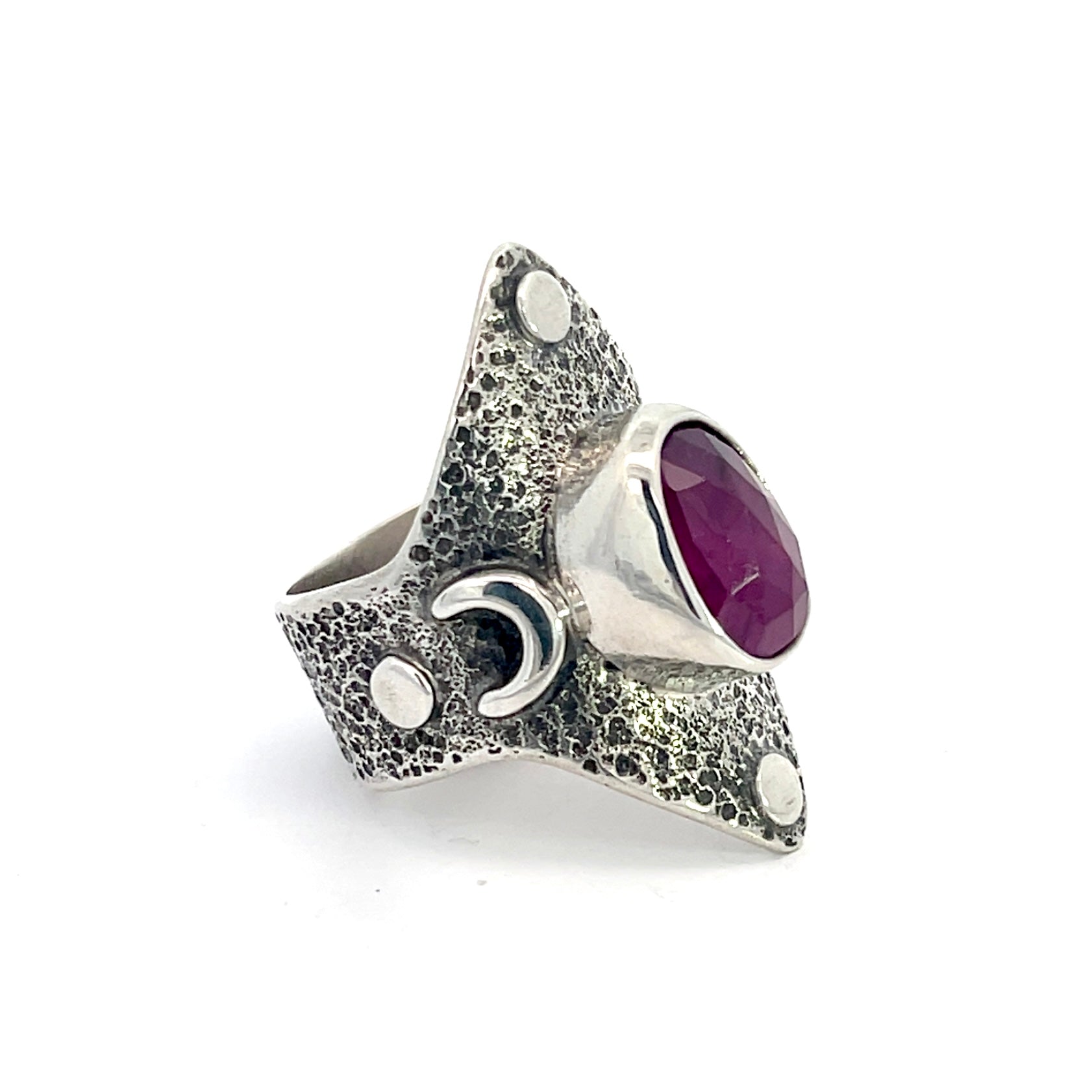 Pink Sapphire Ring Size 7.5
