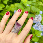 Purple Spiny Oyster Ring Size 8.75