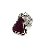 Purple Spiny Oyster Ring Size 8.75