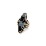 Snowflake Obsidian Ring Size 6.25