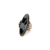 Snowflake Obsidian Ring Size 6.25