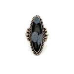 Snowflake Obsidian Ring Size 6.25