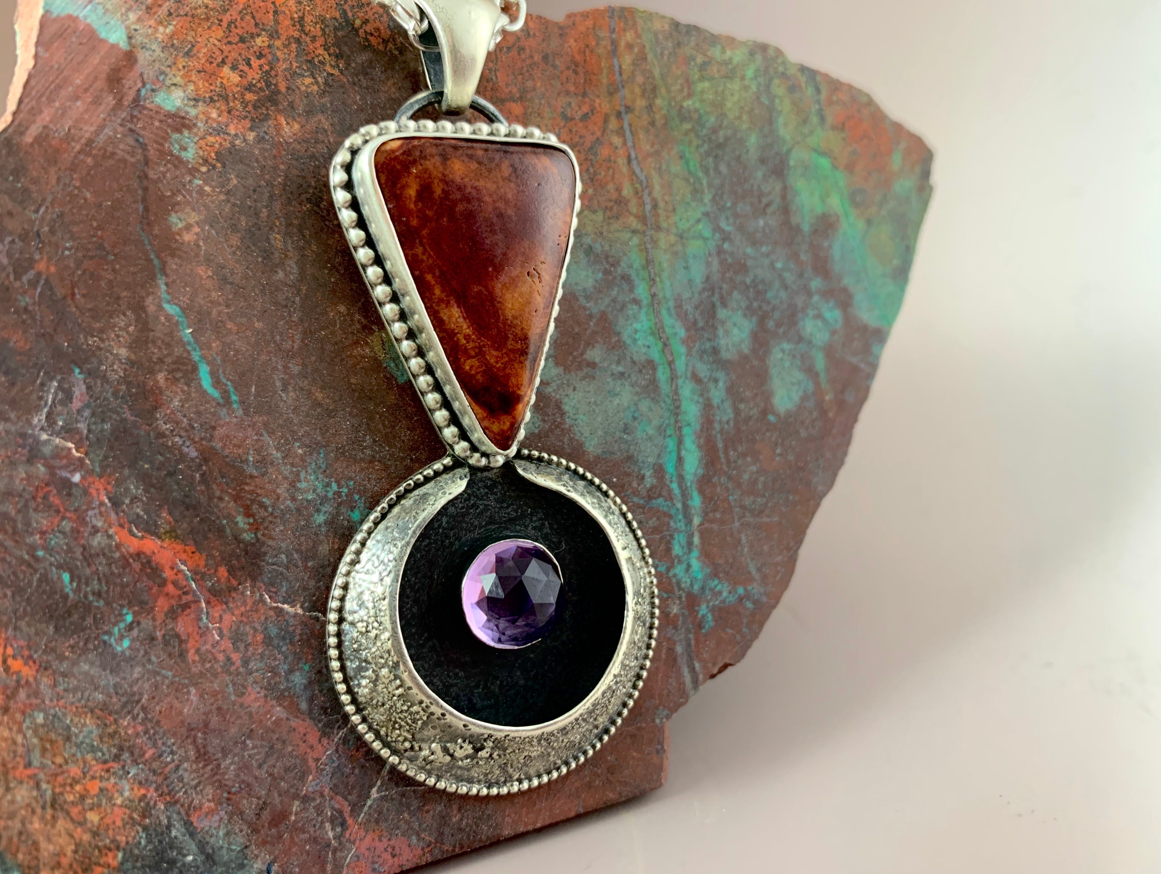 Spiny Oyster Amethyst Necklace