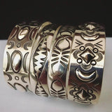 Sterling Silver Repousse Cuff Bracelet