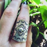 Sterling Silver Shield Maiden Ring I