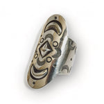 Sterling Silver Shield Maiden Ring II