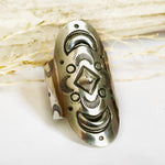 Sterling Silver Shield Maiden Ring II