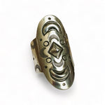 Sterling Silver Shield Maiden Ring II