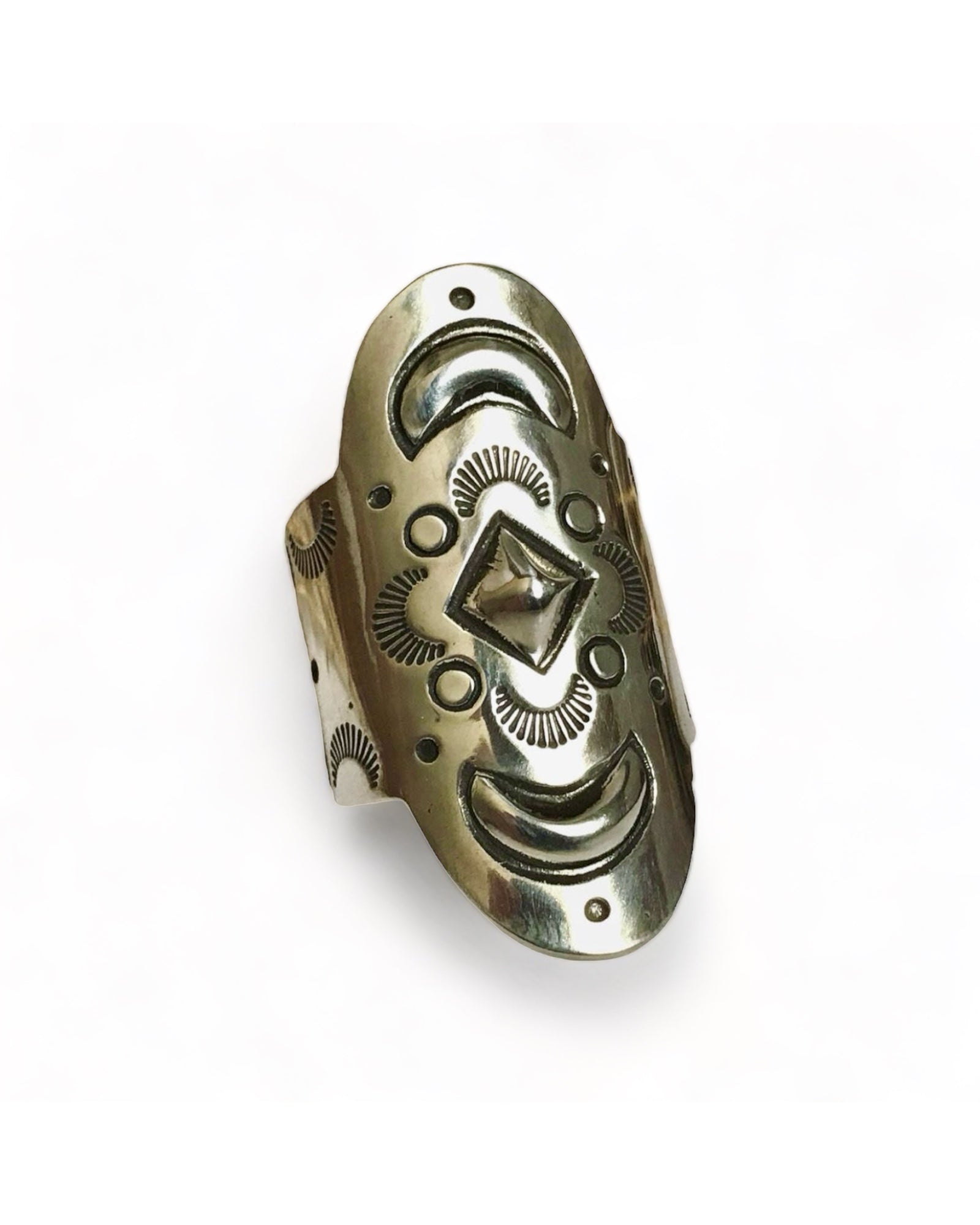 Sterling Silver Shield Maiden Ring II