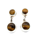 Tigers Eye Dangle Earrings