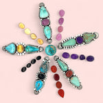 Turquoise Amethyst Statement Ring - Finished to Size