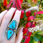 Turquoise Citrine Ring Size 8.5