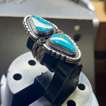Turquoise Citrine Ring Size 8.5