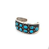 Turquoise Cluster Cuff Bracelet