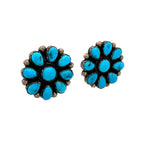 Turquoise Cluster Earrings