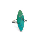 Turquoise Inlay Ring Size 7.75