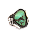 Turquoise Mother of Pearl Cuff Bracelet