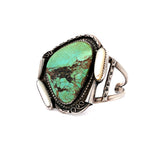 Turquoise Mother of Pearl Cuff Bracelet