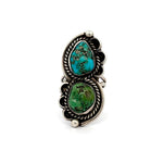 Turquoise Nugget Ring Size 6.5