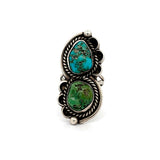 Turquoise Nugget Ring Size 6.5