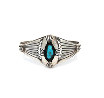 Turquoise Shadow Box Cuff Bracelet