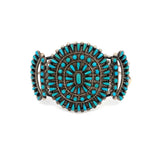 Turquoise Shield Cuff Bracelet