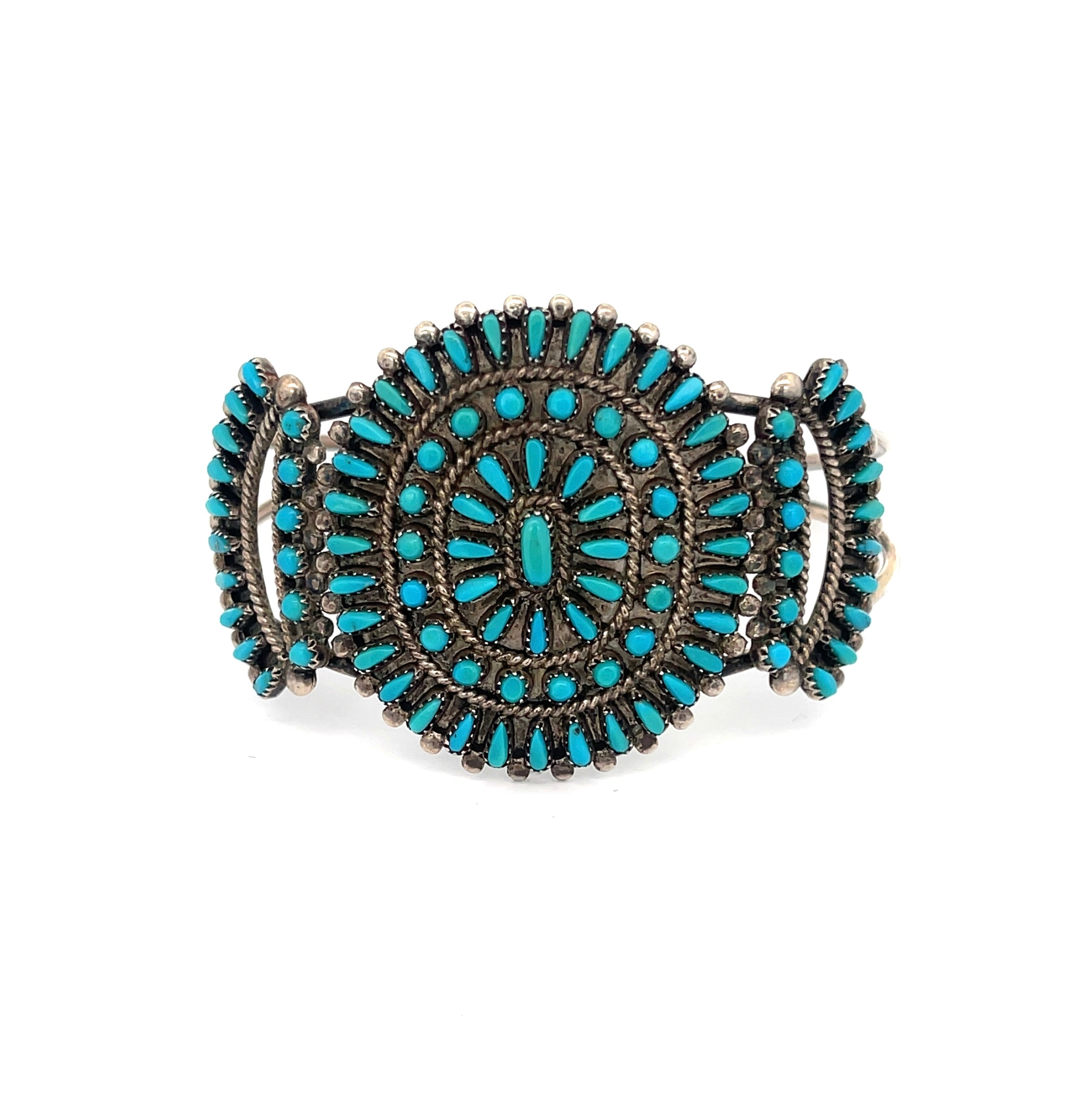 Turquoise Shield Cuff Bracelet