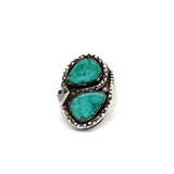 Turquoise Snake Ring Size 10.5
